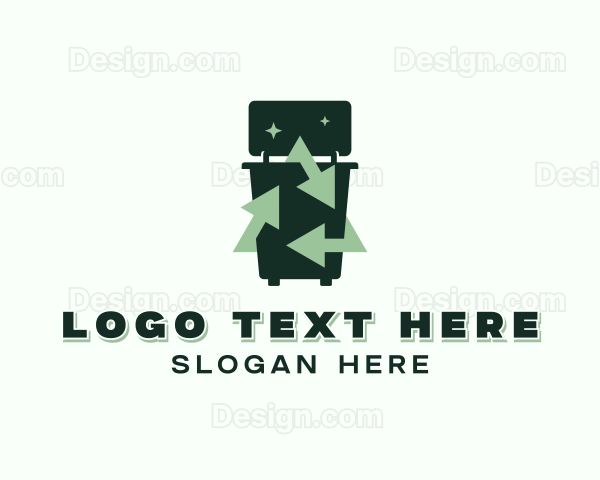 Garbage Trash Bin Logo