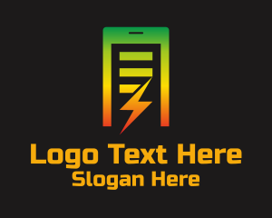 Mobile Phone Charger Logo