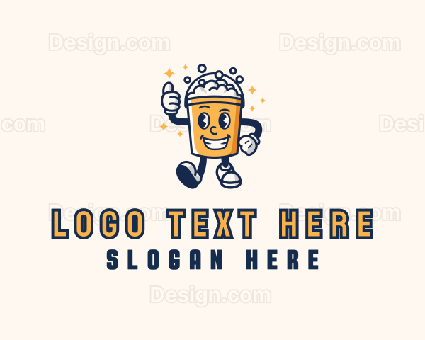 Bucket Bubble Cleaning Logo