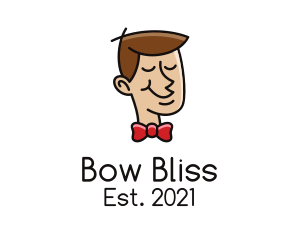 Boy Bow Tie Apparel logo design