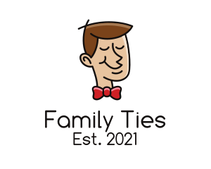 Boy Bow Tie Apparel logo design