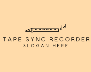 Minimalist Flute Instrument logo