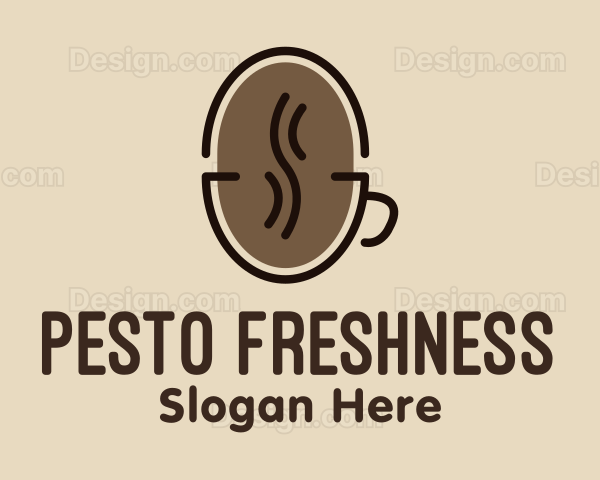 Coffee Bean Cup Logo