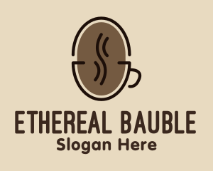 Coffee Bean Cup Logo