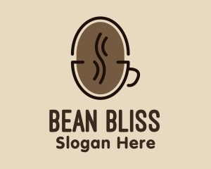 Coffee Bean Cup logo design