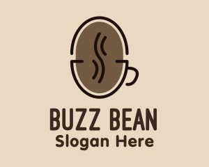 Coffee Bean Cup logo design