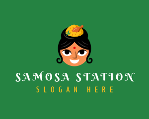 Indian Biryani Woman logo