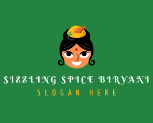 Indian Biryani Woman logo