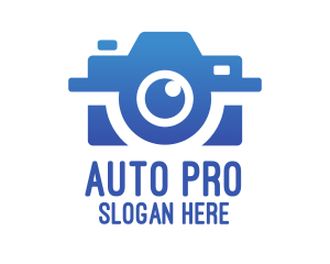 Blue Photography Photographer logo