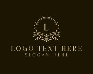 Stylish Floral Garden Logo