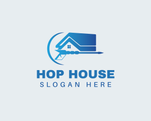 House Cleaning Pressure Wash logo design