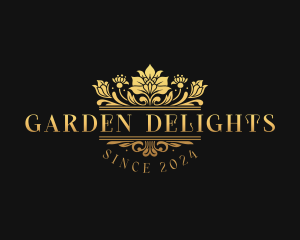 Luxury Floral Garden logo design