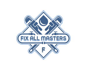 Fix Plumbing Tap logo design