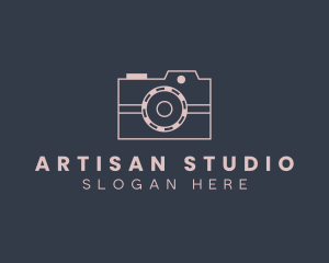 Studio Camera Lens logo design