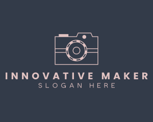 Studio Camera Lens logo design