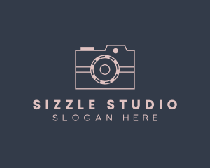 Studio Camera Lens logo design