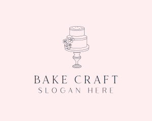 Wedding Cake Bakery logo design