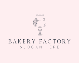 Wedding Cake Bakery logo design