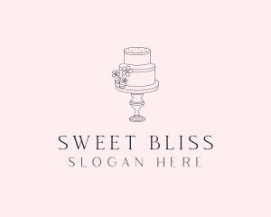 Wedding Cake Bakery logo design