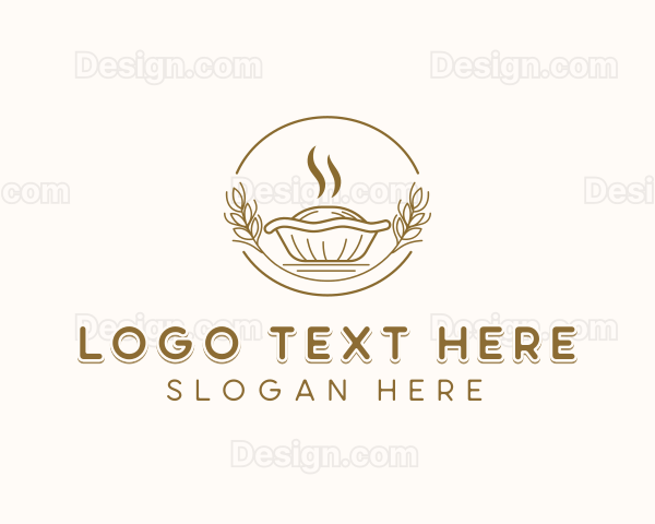 Wheat Pie Baking Logo