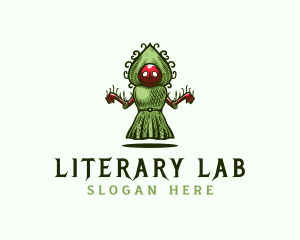 Scary Cryptid Monster logo