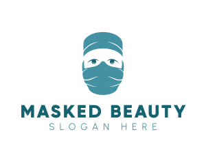 Health Doctor Face Mask logo design