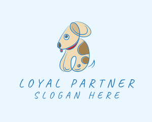 Cute Puppy Pet logo