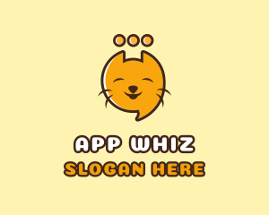 Cat Messaging App logo design