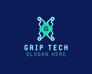 Tech Circuitry Technician   logo design