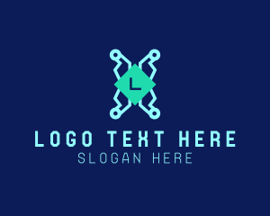 Modern - Tech Circuitry Technician logo design