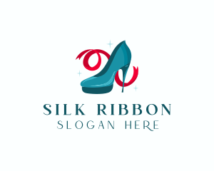 Sparkling Stiletto Shoes logo design