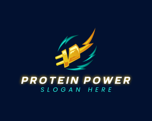 Thunder Power Plug logo design