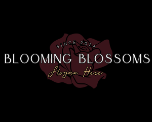 Bloom Rose Beauty logo design