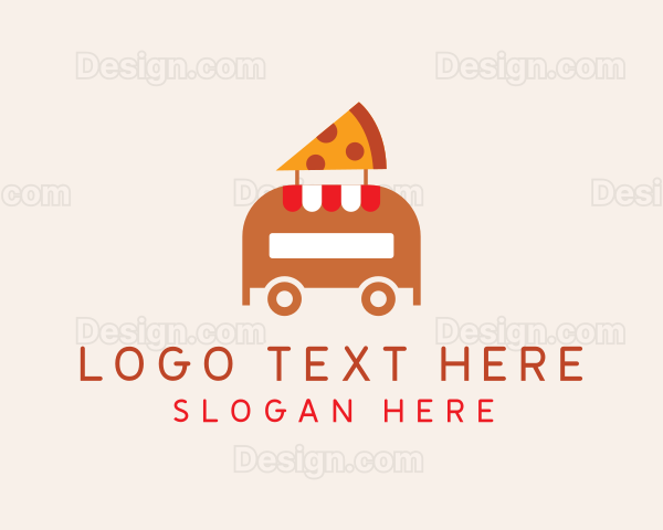 Pizza Food Truck Logo