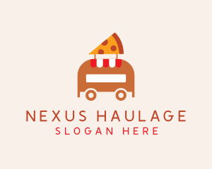 Pizza Food Truck logo design