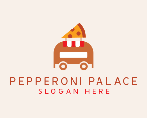 Pizza Food Truck logo design