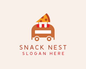 Pizza Food Truck logo design