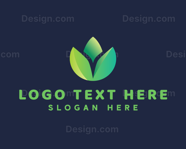 Garden Succulent Plant Logo