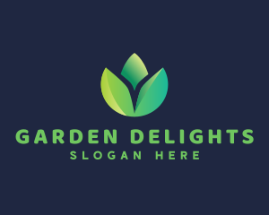 Garden Succulent Plant logo design