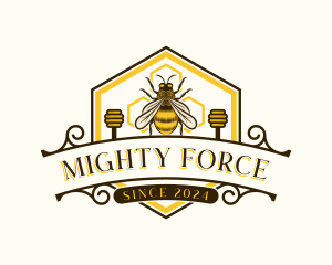 Honey Bee Apiary Logo