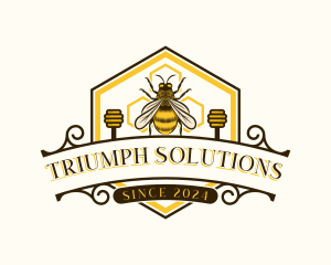 Honey Bee Apiary Logo