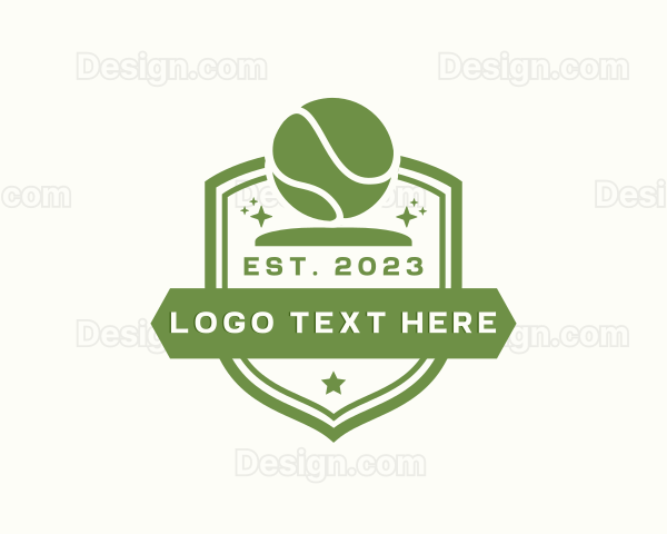 Tennis Ball Sports Team Logo