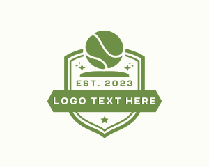 Tennis Ball Sports Team Logo