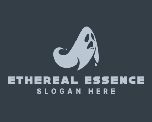 Scary Horror Ghost  logo design