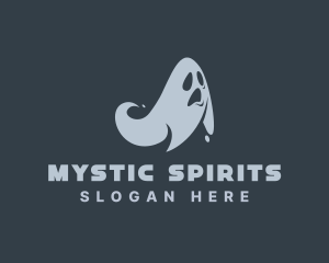 Scary Horror Ghost  logo design