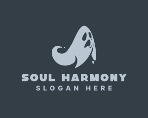 Scary Horror Ghost  logo design