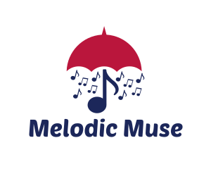 Musical Notes Umbrella logo