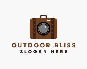 Luggage Travel Photography logo design