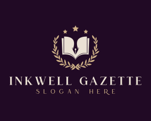 Pen Book  Literature logo