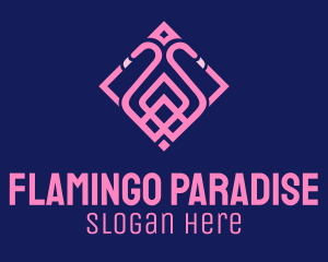 Pink Flamingo Square logo